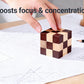 MAGIKON Brain Teaser Cube Puzzle Toy, Square Snake Cube Wooden
