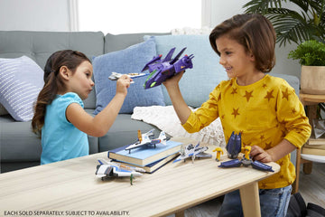 Mattel Disney and Pixar Lightyear Hyperspeed Series Mini Action Figure & Toy Vehicle Set, Buzz Lightyear & XL-01 Spaceship, 7-inch Vehicle