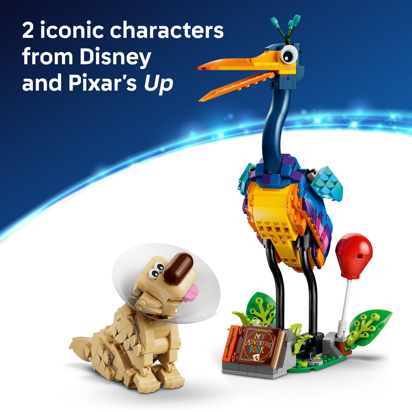 LEGO Disney and Pixar Kevin & Dug Building Toy - 'Up' Movie Set for Girls & Boys, Ages 9+ - Disney Gift for Kids & Fans - Kids Bedroom or Desk Decor