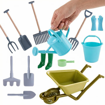 1:12 Scale Miniature Dollhouse Garden Tools Set