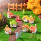 EMiEN 5 Pieces Mini House Miniature Ornament Kits,Miniature Ornament for DIY Dollhouse Decoration Fairy Garden Plant Décor