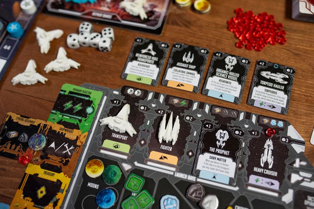 Lucky Duck Games Andromeda's Edge Escalation Expansion | Strategy Game Includes Additional Player Factions and Modules | 1-5 Players, Ages 14+ |