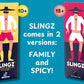 Slingz by Blue Orange Games, Fast and Hilarious Word Card Party Game of Categories for Ages 10 & Up, 2 to 7 Players