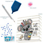 DIAMOND DOTZ Wild & Free Dotz Box Animal Diamond Painting Kits for Adults - Diamond Art Kits a Relaxing Creative Craft Kit with Dotz Gems 8.7"x8.7"