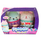 Squishville Fashion 2 Pack (Set of 4) with 2 GosuToys Stickers - Amina & Florence, Jeanne & Ponderosa, Elizabeth & Philippe, Lindsay & Miles