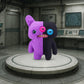 Fuggler Misfit Monsters 23 cm by ZURU, Funny Ugly Monster, Plush Toy for Children and Adults (Reeko & Annoying Alien - Purple & Black)