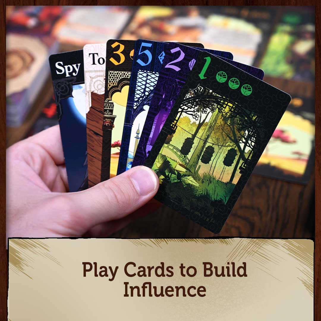 North Star Games Inheritors Board Game | Competitive Hand Management Card Game for Families and Adults | Claim the Throne | 2-4 Players | Age 10+ |