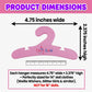 Emily Rose Pink Doll Clothes Hangers for 14 Inch Doll Clothes - 10 Pack Organization Accessories Fits 14"-15" Doll Clothing (Glitter Girls & Similar)