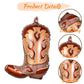 Western Cowboy Party Decorations, 40 Inch Foil Brown Number 1 Balloons, Latex Cowboy Balloons for Cowboy Birthday Party Decorations for Boy