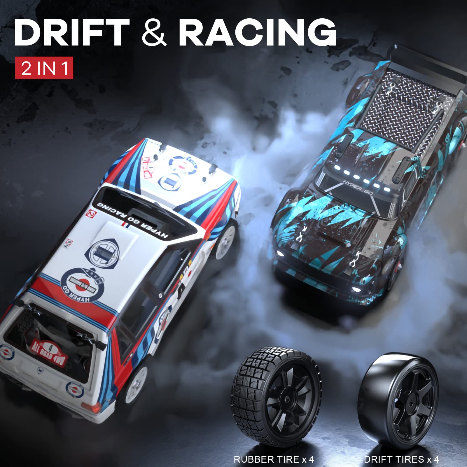 TesPower Mjx Hyper go Brushless Rc Cars 14302, 4wd Rc Car All-Road RC Drift Car,1/14 High Speed Electric Rc Cars Drift for Adults
