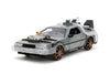 Jada Back to the Future Part 3 Time Machine with Train Wheels - 1:24 Scale Die-Cast Movie Replica, Detailed Collectible Car, for Ages 8+