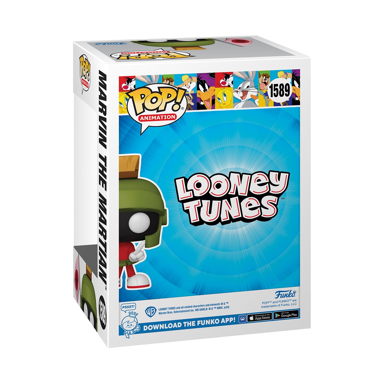 Funko Pop! Animation: Looney Tunes - Marvin The Martian with Martian Flag (2024 Shared Exclusive)