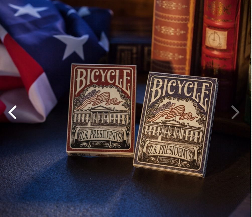 Bicycle US Presidents Playing Cards, Blue