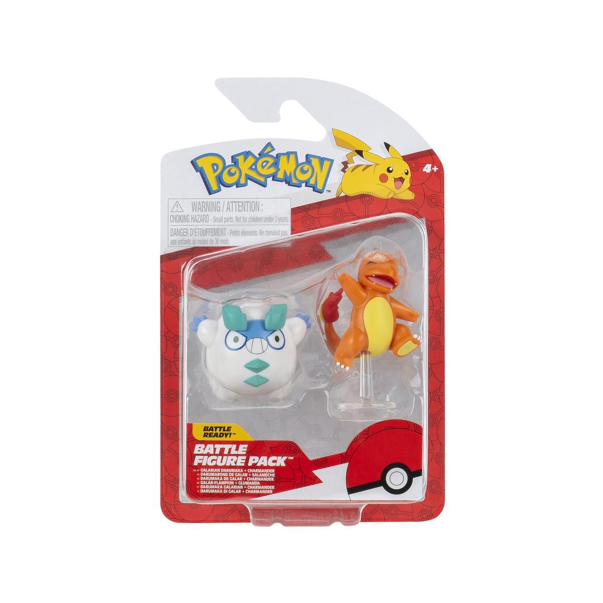 Pokémon Battle Figure 2 Pack (Galarian Darumaka & Charmander #5) W19