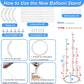 Balloon Arch Kit and Balloon Pump, 10FT Width 9FT Height Adjustable Balloon Arch Stand with NEW DESIGNED 2 Balloon Stands Water Fillable Bases