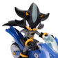 Sonic The Hedgehog DC x Sonic Shadow as Batman & Batcycle Action Figure Set, 5"/13cm, 22 Points of Articulation, Moving Wheels, Working Kickstand