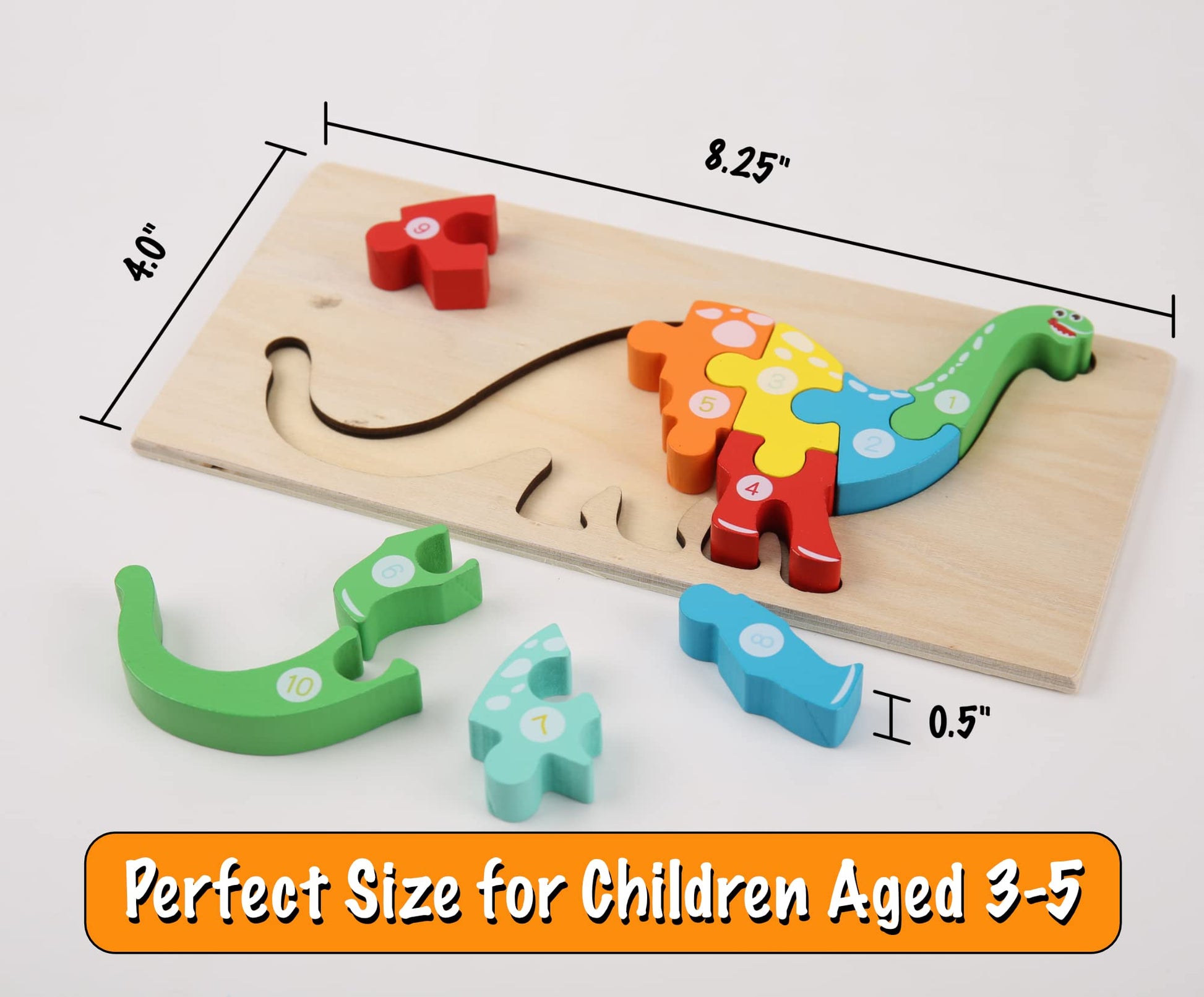 Montessori Mama Wooden Toddler Puzzles for Kids Ages 3-5, Montessori Toys for 3 Year Old, Animal Toddlers Toys Ages, 4-Pack Learning Toddler Puzzle