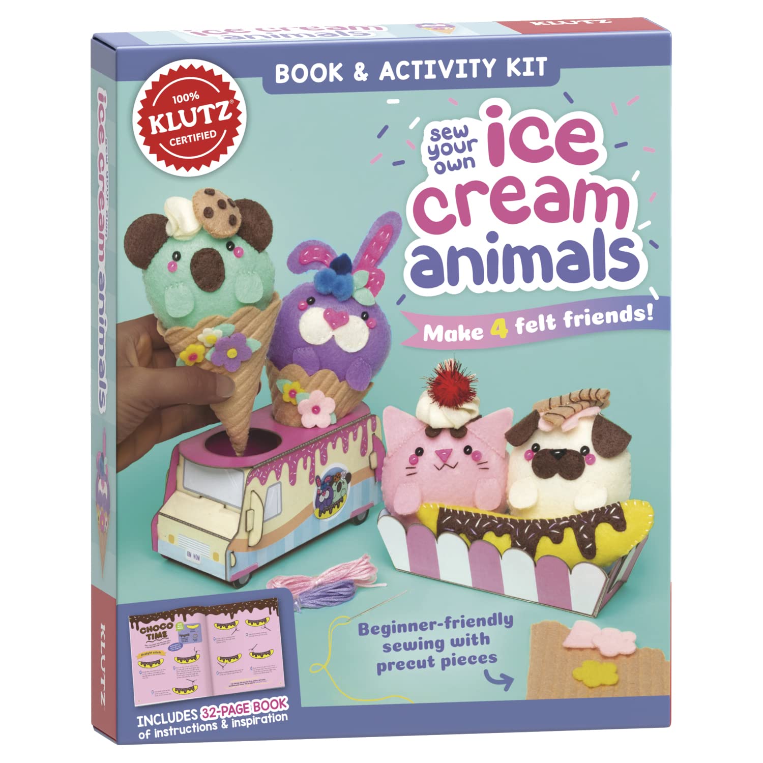 Klutz Sew Your Own Ice Cream Animals