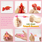 Pushmick 30 Pcs Slingshot Dinosaur Finger Toys, catapult toys as fun as slingshot chicken, cute shapes, more colors, Great for Flying Games and Party
