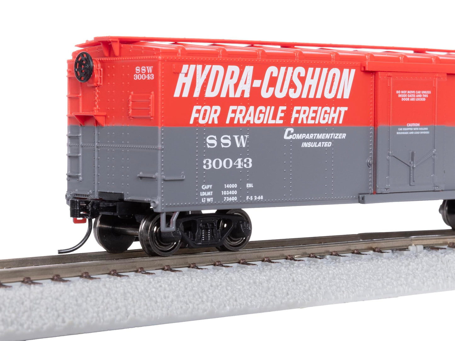 Lionel Cotton Belt #30043 HO Gauge Model Train Boxcar, Railroad Train Car with Opening Doors, Metal Wheels, & Metal Knuckle Couplers, Age 14+