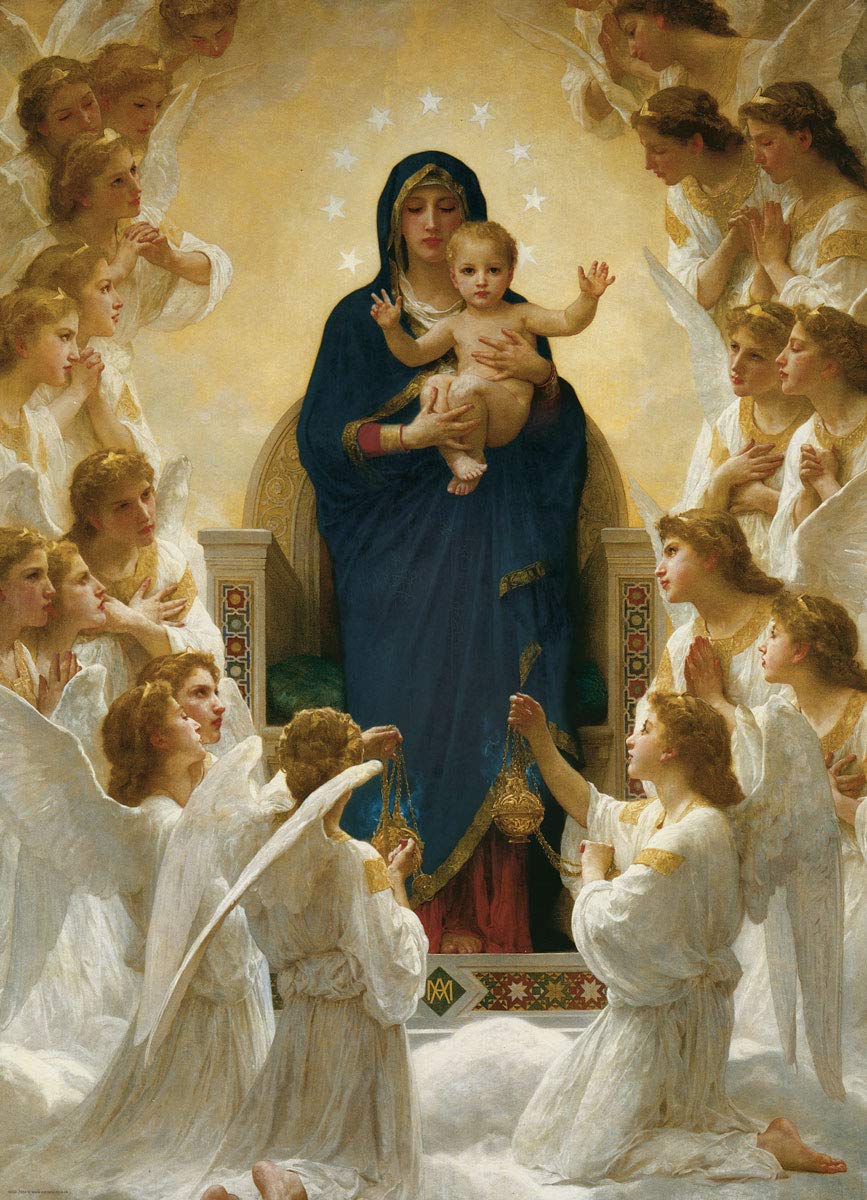 EuroGraphics Virgin with Angels by William Bouguereau 1000 Piece Puzzle, 6000-7064