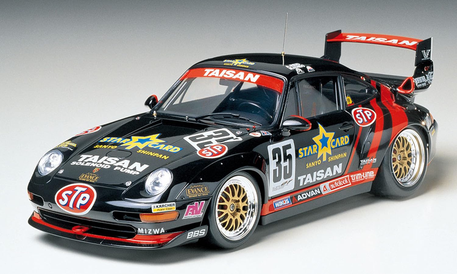 Tamiya 1: 24 300024175 - Taisan Star Card Porsche 911Gt2 1995