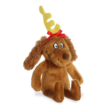 Aurora® Whimsical Dr. Seuss™ Max Stuffed Animal - Officially Licensed Plush for Imaginative Play - Perfect for Kids and Adults - Brown 8 Inches