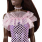 Barbie® Doll, Kids Toys, Dark Brown Hair, Pink Metallic Dress, Trendy Clothes and Accessories, Gifts for Kids