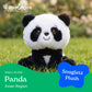 The Petting Zoo Panda Stuffed Animal Plushie, Gifts for Kids, Snugletz Zoologee Plush Toy, 7 in