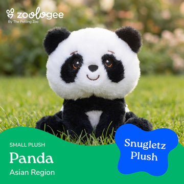 The Petting Zoo Panda Stuffed Animal Plushie, Gifts for Kids, Snugletz Zoologee Plush Toy, 7 in