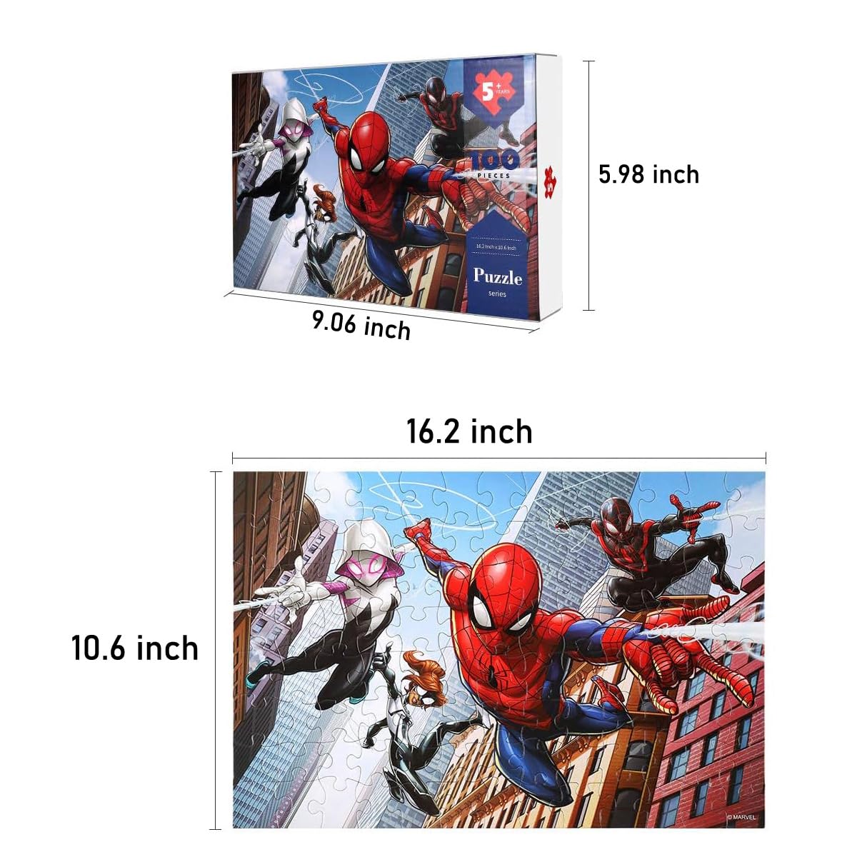 Kids Puzzles,Age for 5,6,7,8,9,10,11,12 Boys and Girls Toy Puzzles,100 Pieces