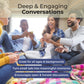 Kingdom Expressions Let's Talk About It! - a Deck of 140 Conversation Cards to Connect with Family, Friends, and Co-Workers - Perfect for Family Game