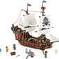 LEGO Creator 3 in 1 Pirate Ship Building Set, Kids can Rebuild The Pirate Ship into an Inn or Skull Island, Features 4 Minifigures and Shark Toy