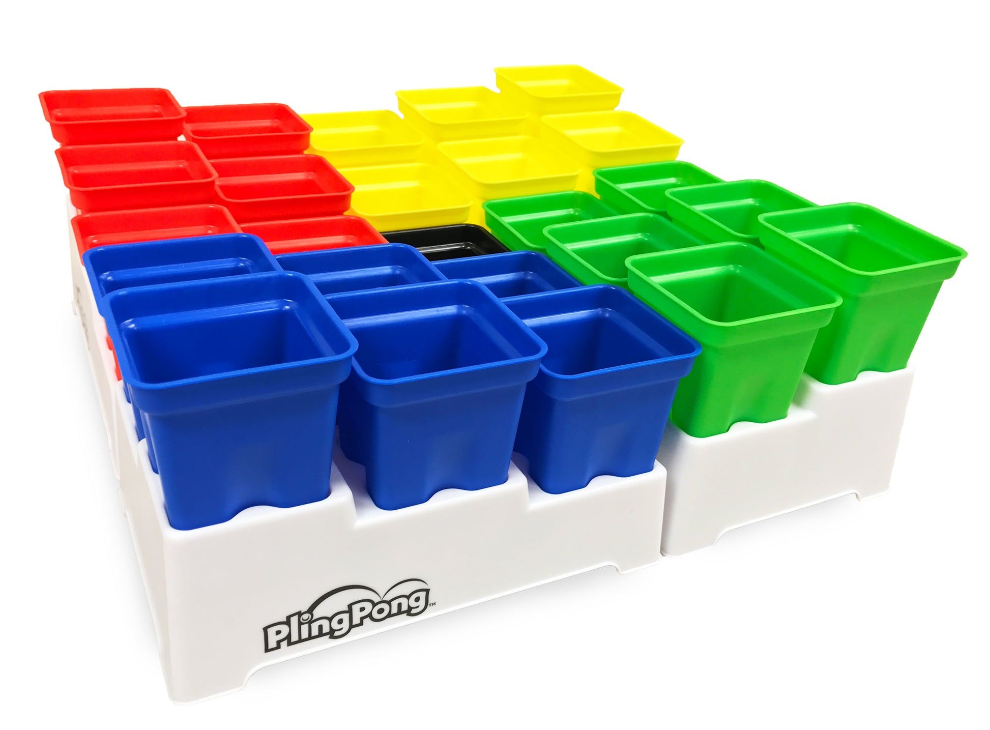 Buffalo Games PlingPong Tabletop Party Game Set - 2-4 Players, Ages 8+ - Family Game Night - Indoor Play, Plinko - Group Fun, Bounce Board