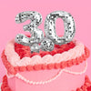 xo, Fetti 6pc 30th Birthday Disco Cake Topper | Groovy Bday Party Decor