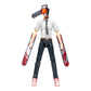 Total Anime Chainsaw Man - 6.5-Inch Figure with Alternate Head and Arms Plus Swappable Mouthpiece