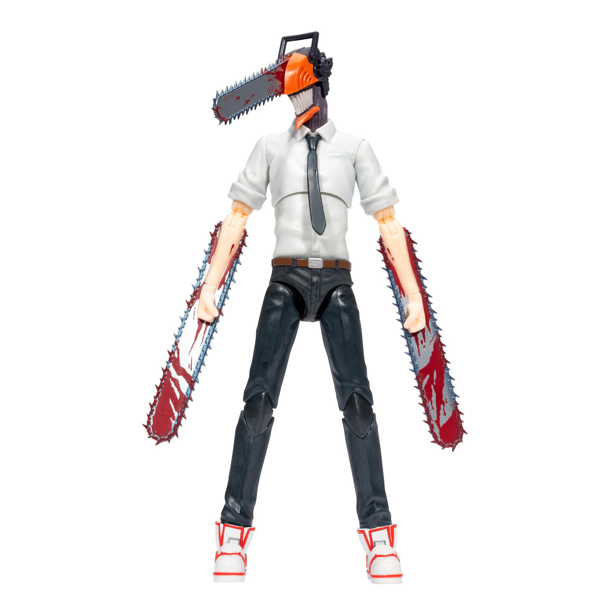 Total Anime Chainsaw Man - 6.5-Inch Figure with Alternate Head and Arms Plus Swappable Mouthpiece
