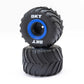 Losi MT Tires Blue Beadlock Premount2 Mini LMT LOS41047