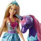 Barbie Dreamtopia Princess Doll and Purple Unicorn