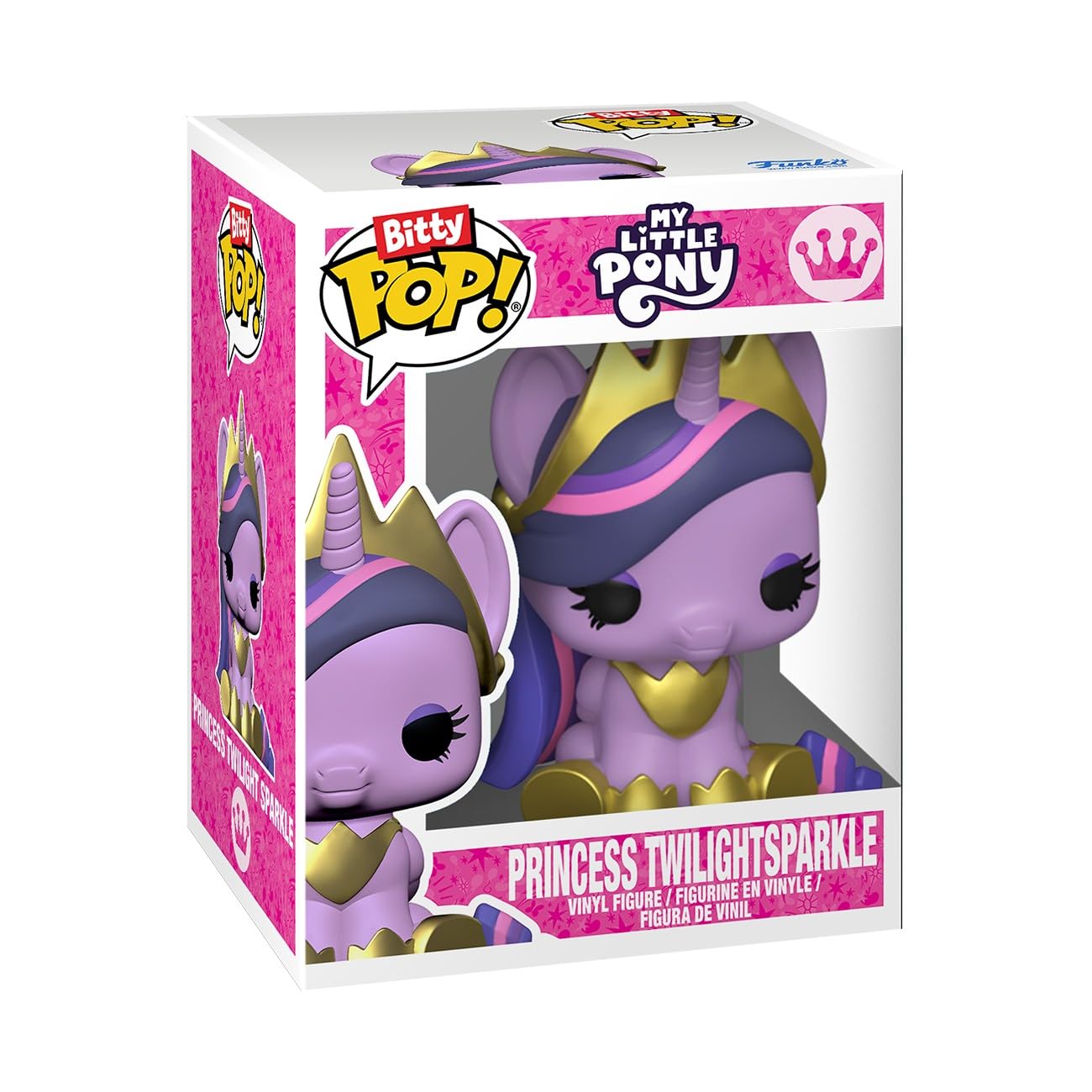 Funko Pop! Bitty Town: My Little Pony - Castle of Friendship - Princess Twilight Sparkle - 0.9 Inch and 2 Inch (5.1 Cm) - Cartoon Collectable - Gift