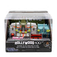 Jada Nano Hollywood Rides Walk of Fame Diorama w/ Hollywood Sign and 2 Vehicles (Double-Decker Tour Bus & 1958 Cadillac Series 62 Convertible), Toys