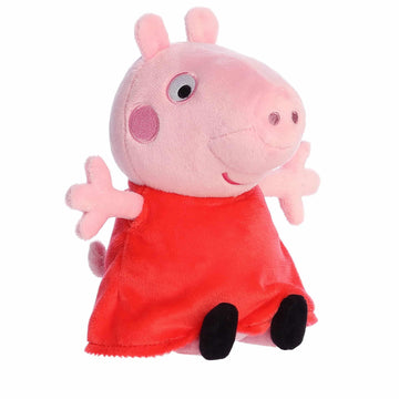 Aurora® Playful Peppa Pig™ Stuffed Animal - Officially Licensed Toys for All Fans - Perfect for Birthdays, Adults and Kids All Ages - Pink 6 Inches