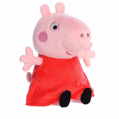 Aurora® Playful Peppa Pig™ Stuffed Animal - Officially Licensed Toys for All Fans - Perfect for Birthdays, Adults and Kids All Ages - Pink 6 Inches