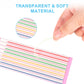 Geyynow 1600 PCS Mahjong Highlighter Strips, Mahjong Line Finder Highlighter Taps Accessories, Transparent Sticky Card Markers Reusable & No Adhesive