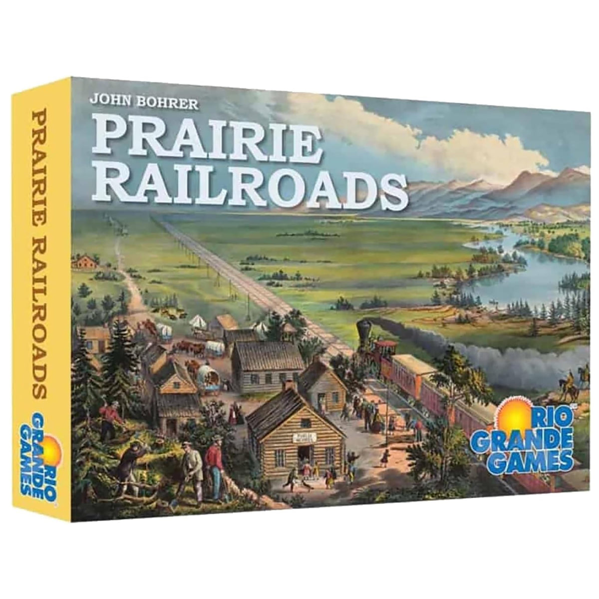 Rio Grande Games Prairie Railroads Strategy Board Game, Railway Auction