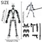 DANONI Titan 13 Action Figure, Lucky Robot Action Figures,Creative 3D Printed Action Figure,Multi Jointed Action Figures Desktop Decorations for Kids