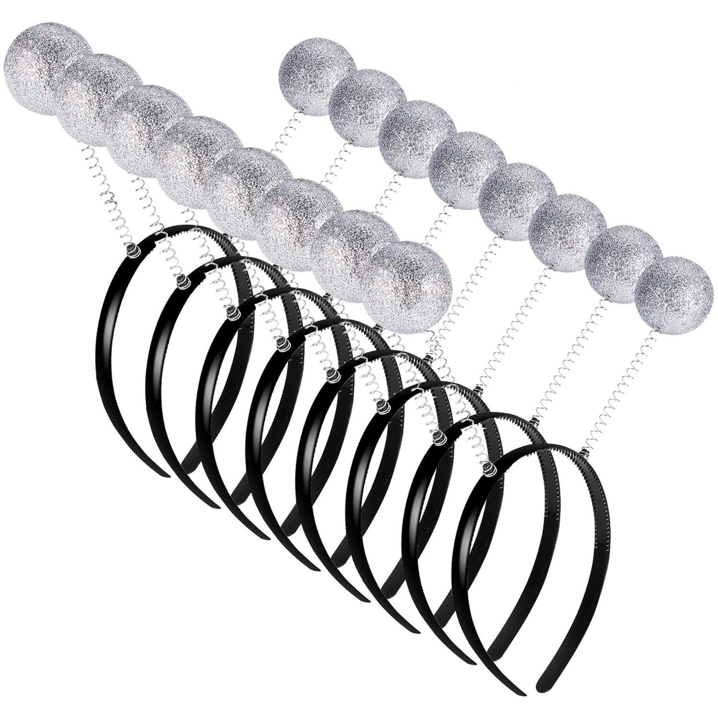 Trounistro 10 Pack Alien Headband for Party Supplies and Costume Accessory (Color Set 1, ZRWW069)