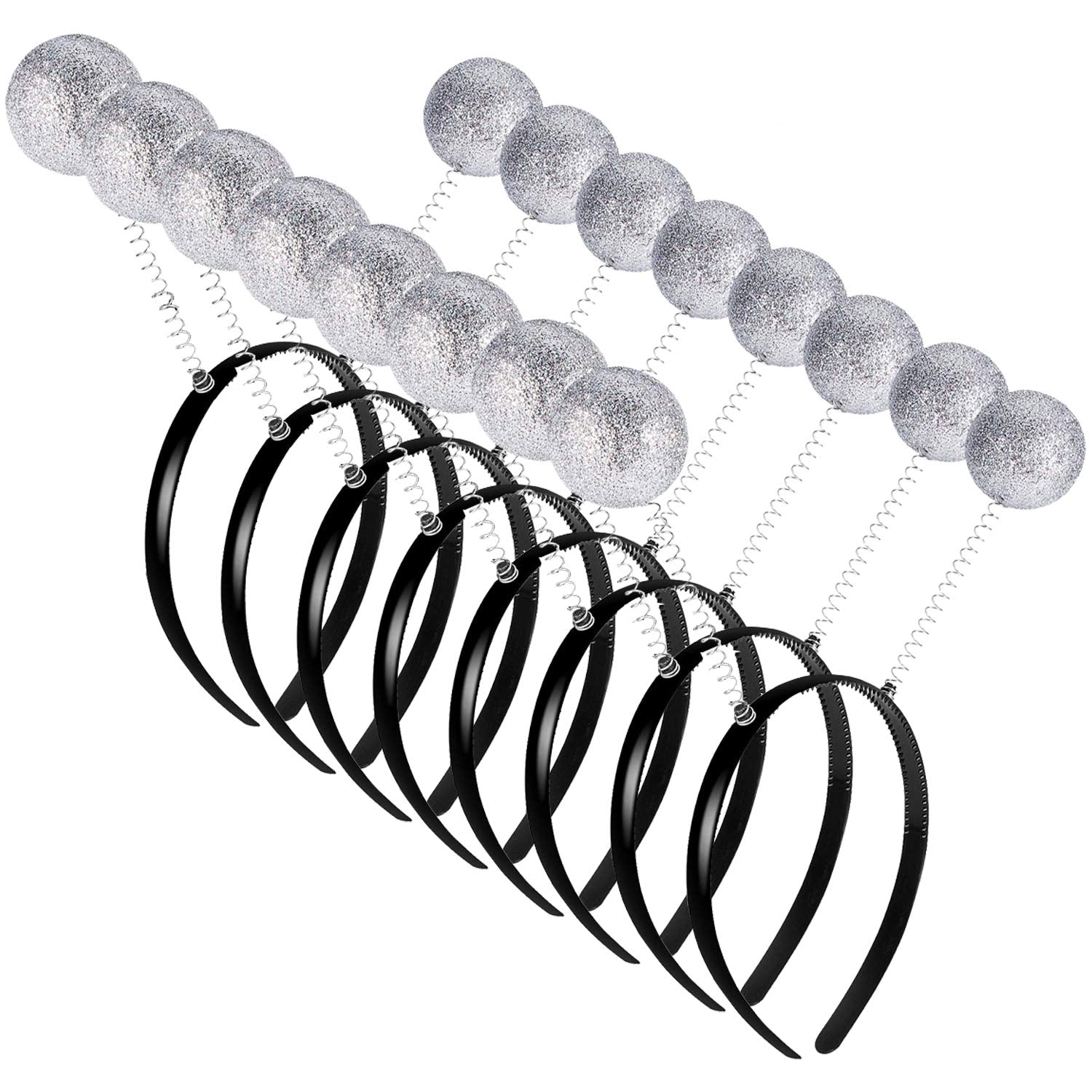 Trounistro 10 Pack Alien Headband for Party Supplies and Costume Accessory (Color Set 1, ZRWW069)