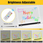 14.1"x11" LED Drawing Board with Music Sync APP Remote Control, Glow Doodle LED Note Board with Colors, Neon Light Up Drawing Tablet, Parent-Child