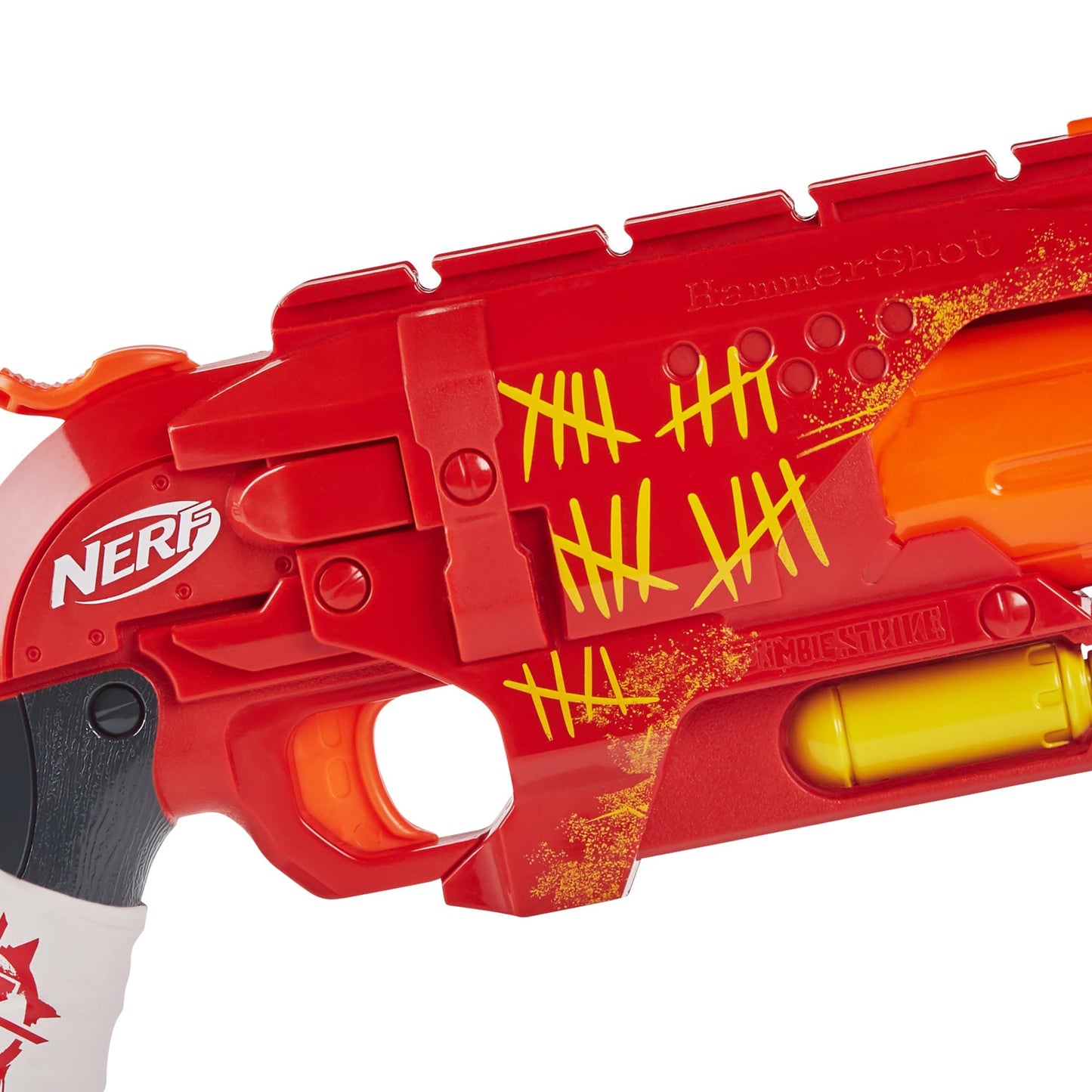 NERF Zombie Strike Hammershot Blaster, Red (Amazon Exclusive)